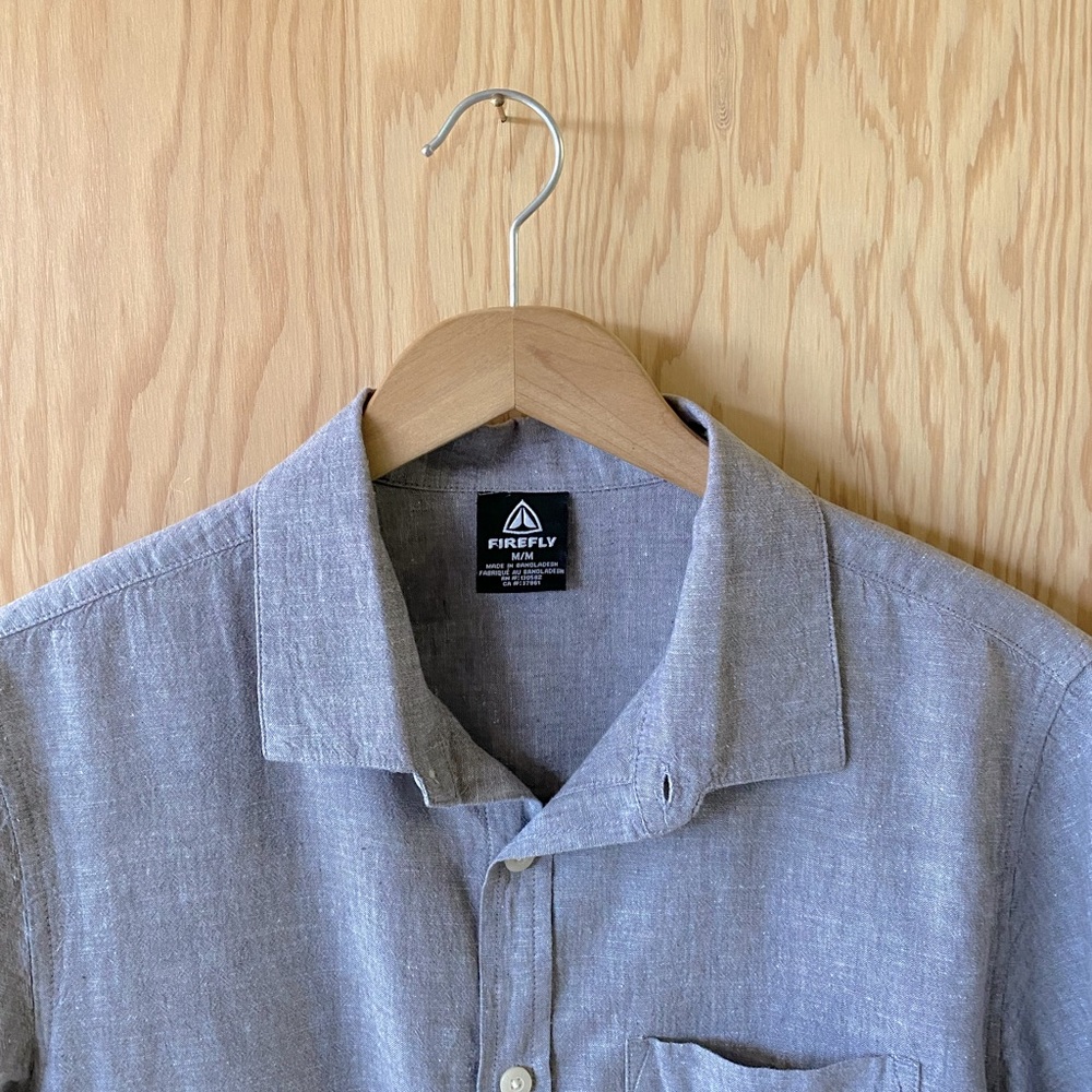 Firefly Men’s Linen Blend Shirt